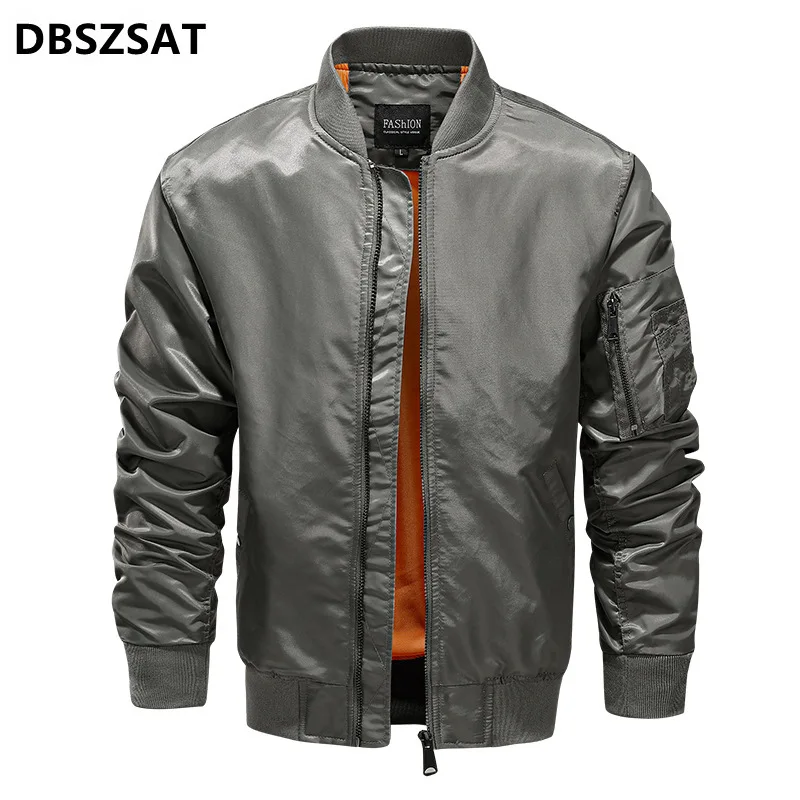 

Spring Autumn MA1 Pilot Jacket Men Outdoor Fashion Baseball Jacket Large Size S-5XL Windbreakers Flight Coat Male Bomber Jacket