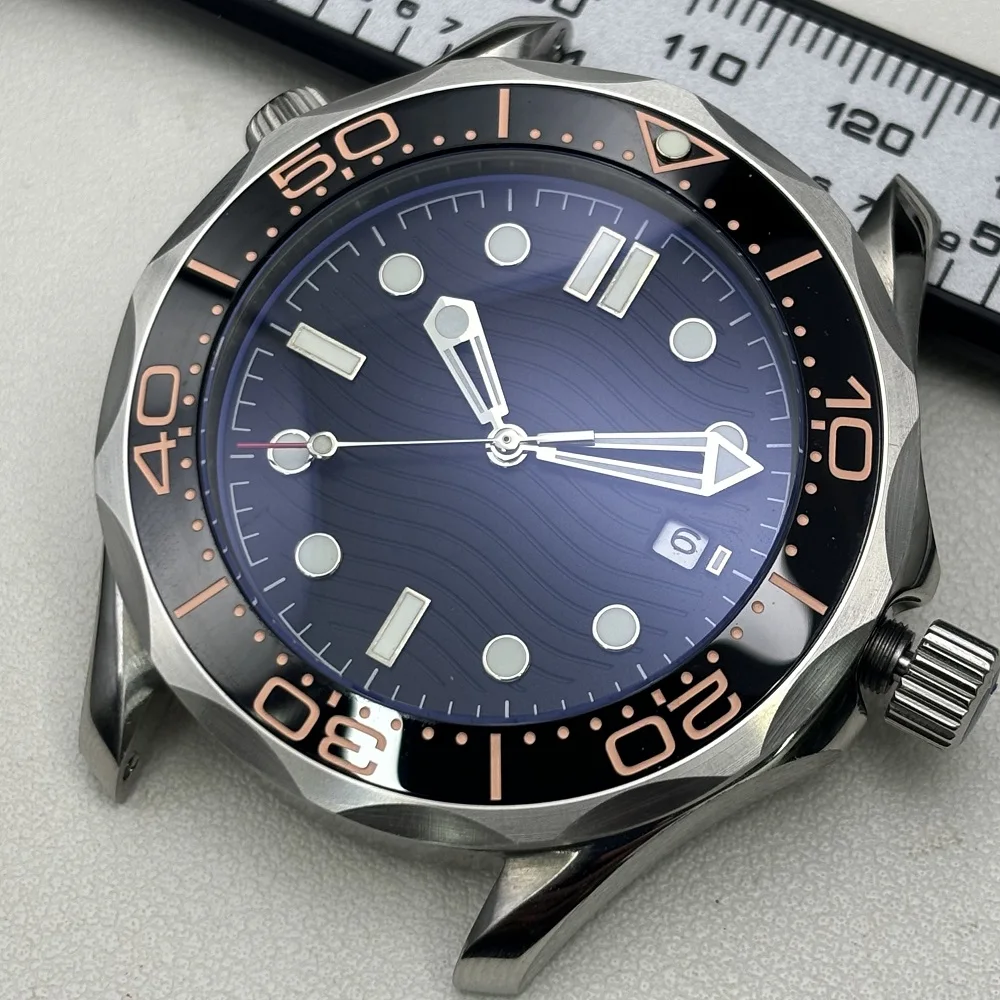 2025 NEW Men's Watch Miyota 8215/ST1612 Mechanical Watch Ceramic Bezel Black Dial - No Strap Included Suitable for 20MM Wide image 3