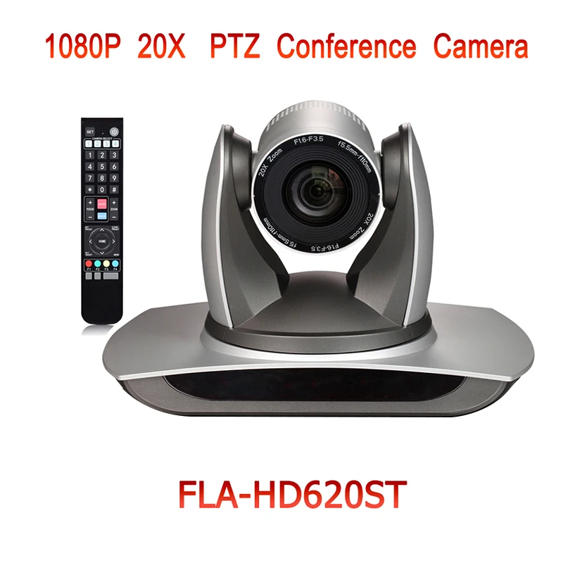 1080P 2.0Megapixel 20X Optical Zoom Video Conference HD PTZ Camera With Lan IP/HD-SDI/HDMI Onvif RTSP Dual Stream H.265