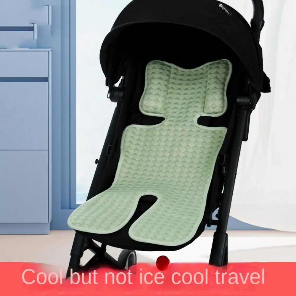 

Comfortable Baby Stroller Cooling Seat Mat Breathable Seat Liner Pram Pad Solid Color Soft Baby Stroller Cushion Outdoor