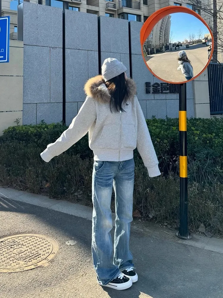 

Women'S Autumn Jeans Washed Worn Destroyed Torn Frayed Hem Grunge Punk Rock Scene Subculture Cut Detailed Patchwork Style