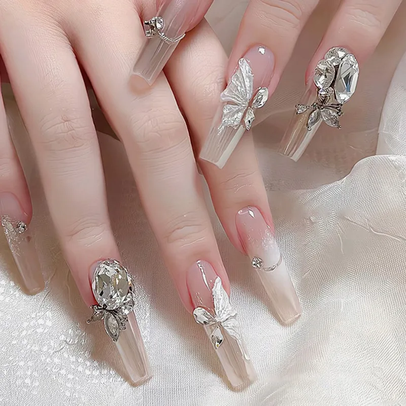 50PCS Gemischte Form Spitz Zurück 3D Kristall Nail art Strass Diamant Schmuck Zubehör Für Nägel Dekoration Maniküre Liefert