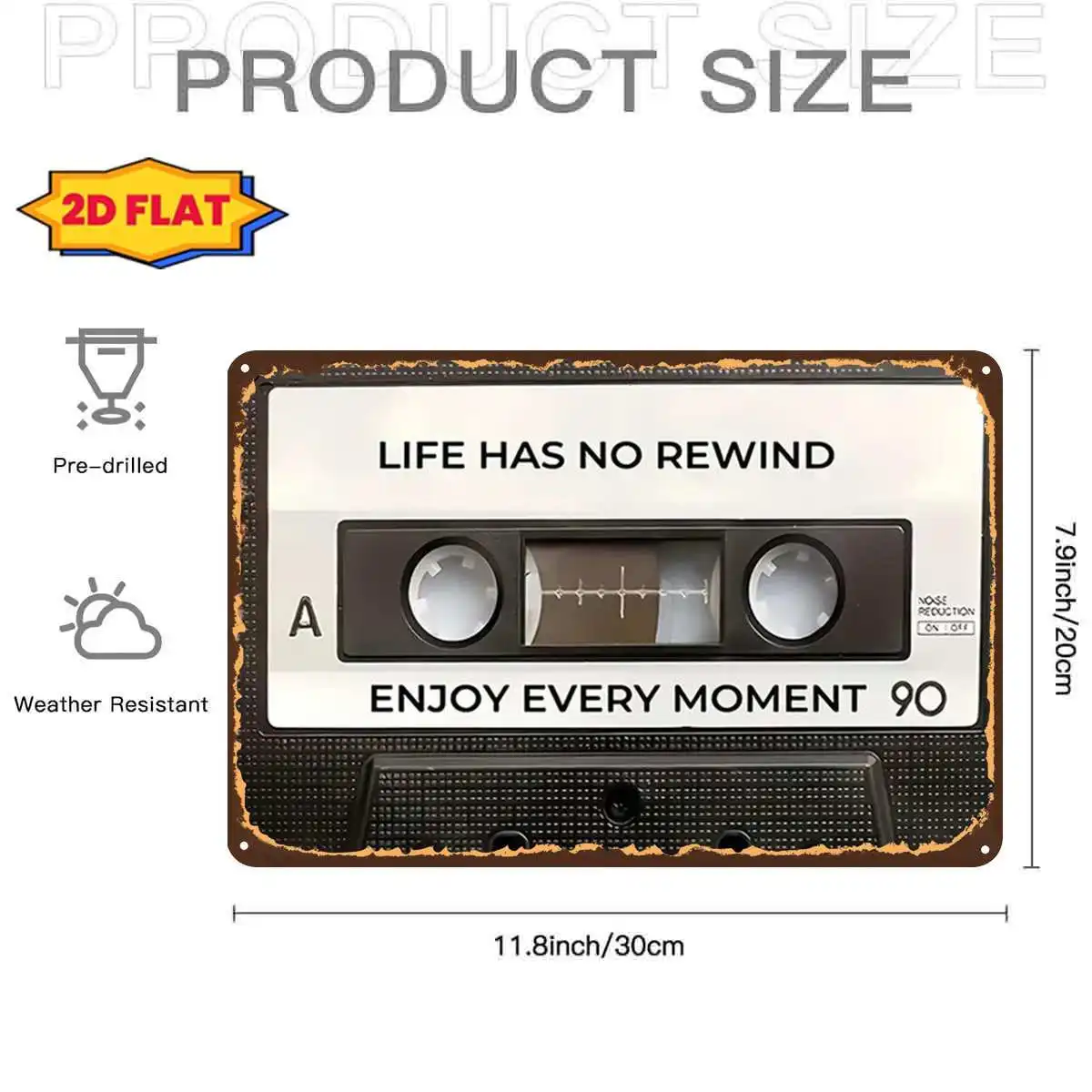 2D Flat, 1pc, Vintage