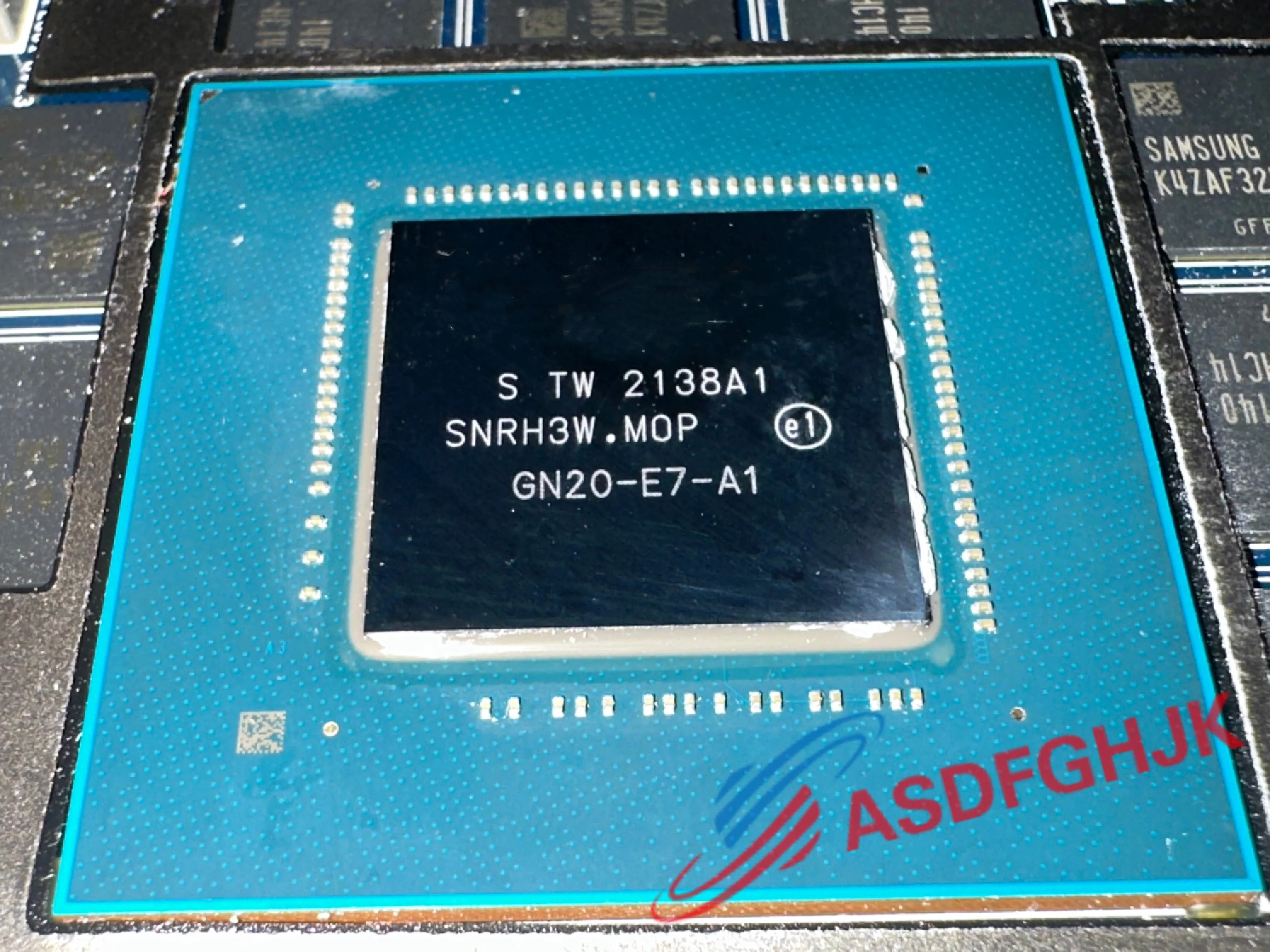 GDB55 LS-K621P CN-0FC17F FOR Dell Precision 7550 / 7560 / 7760 Graphics Card Board GeForce RTX 3080 GN20-E7-A1 TEST OK