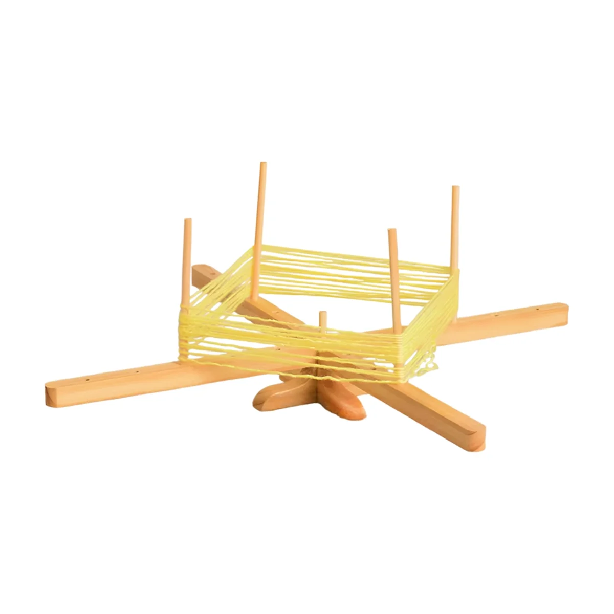 

HHTL Wooden Yarn Winding Rack Household Wooden Handmade Wool Yarn Winding Rack Rotating Yarn Ball Rack