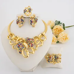 Brazilian Jewelry Set High Quality Original Jewelry Set for Woman African Wedding Jewelry and Accessory Sets Wholesale Sale