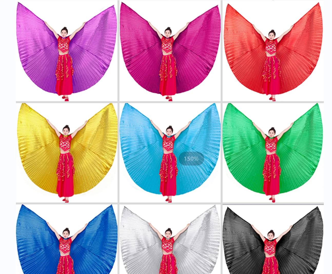 

Костюмы для танца живота с крыльями, египетский египетский костюм для танца живота, танцевальная одежда с крыльями ангела Исиды и палочками