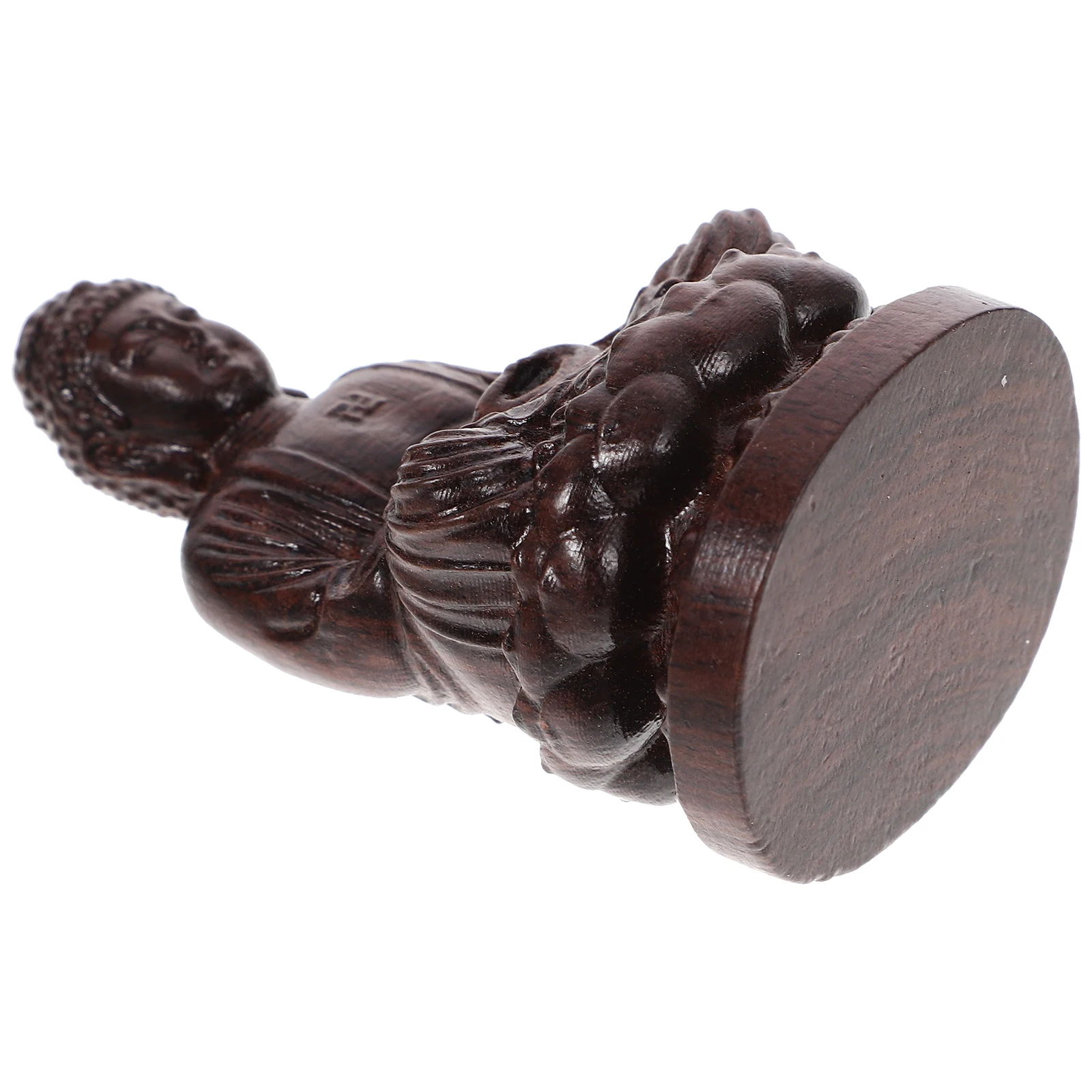 

Buddha Ornaments Vintage Chinesische Statue Meditation Figure Wood Agarwood Home Decor Figuren