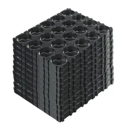 10PCS 4x5 Supporto per celle 18650 Batteria al litio Custodia per batterie Confezione di batterie Staffa di supporto in plastica per 18650 Batteria di stoccaggio