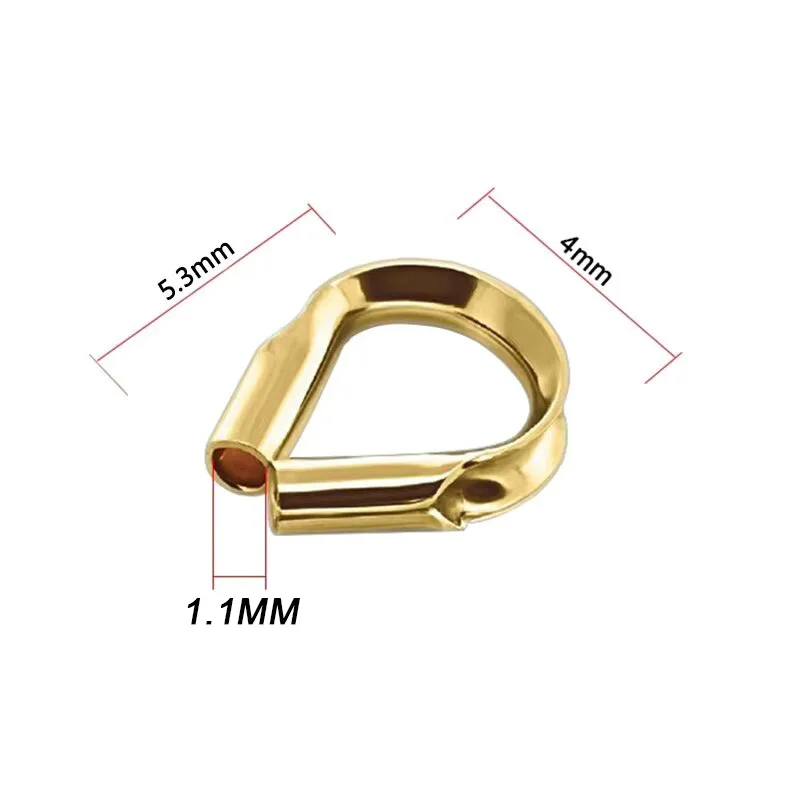 14K Gold Filled Kabel-Drahtschützer für Schmuckherstellung, handgemachtes DIY-Zubehör, Goldschmuckkomponenten – Detail 10