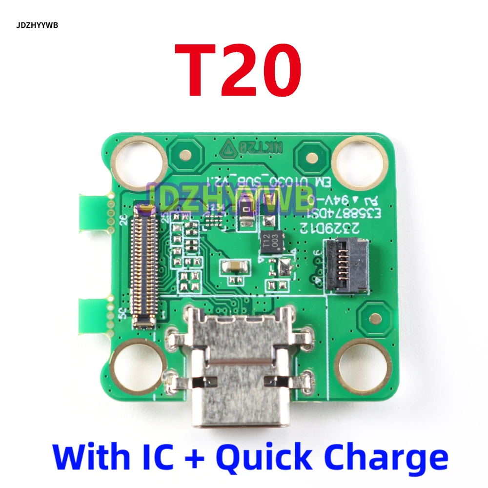 

Для Nokia T20 TA-1397 TA-1394 TA-1392 USB Type-C 2,0 порт зарядного устройства док-станция разъем плата гибкий кабель запасные части 15 Вт