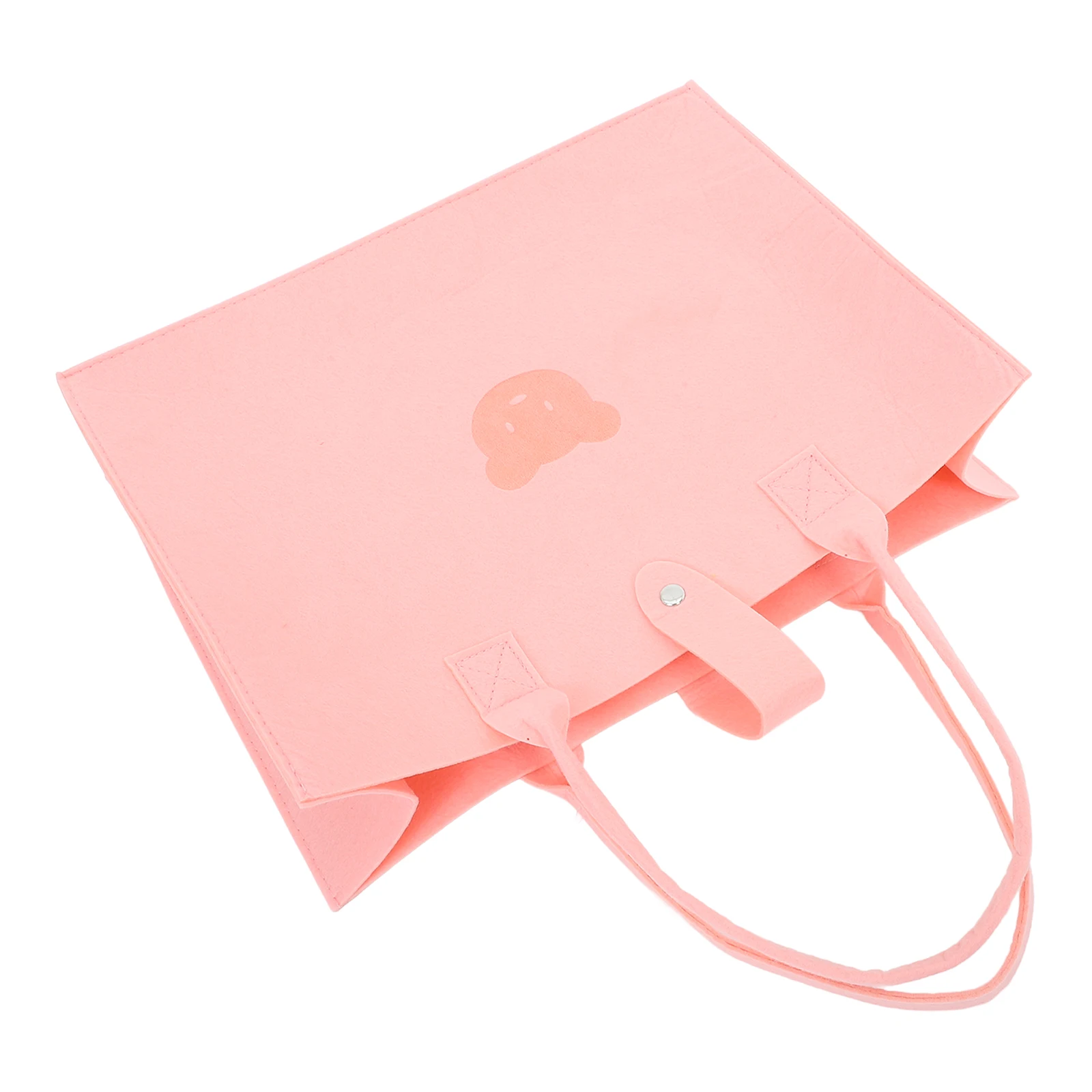 

Versatile Felt Shopping Tote Bag Fashionable Handbag Large Capacity Reusable Bag for Travel Diaper