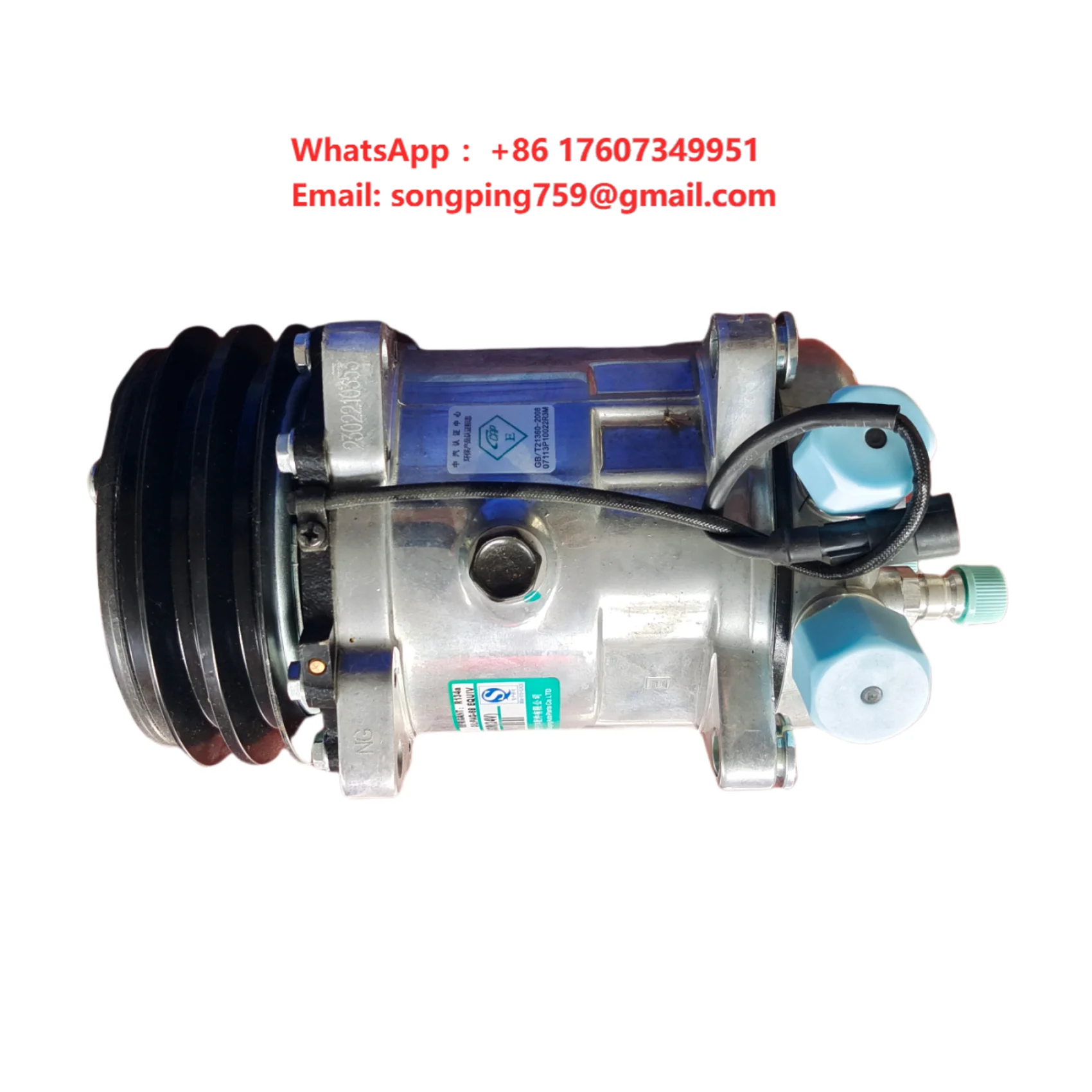 New Wholesale High Quality 12v/24v Tractors Farm Machinery-HVAC Air Compressor Universal Air Conditioner SDKB Brand 2 Year