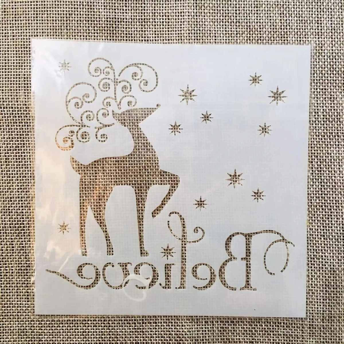 13cm Deer DIY Layering Stencils Wall Painting Scrapbook Coloring Embossing Album Decorative Template