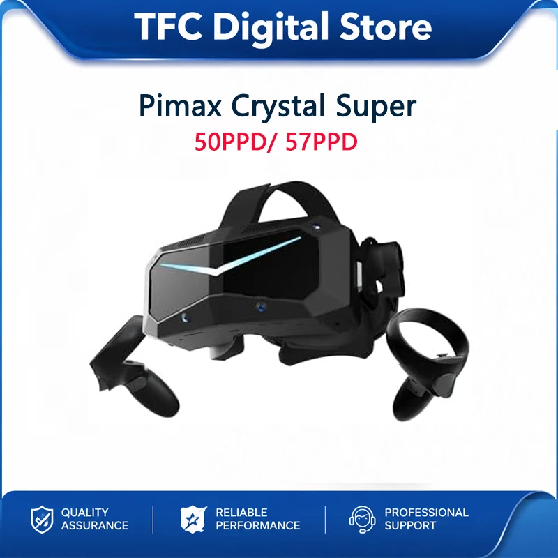 Pimax Crystal Super VR glasses virtual reality gaming device,Ideal for Flight simulators & VR Games