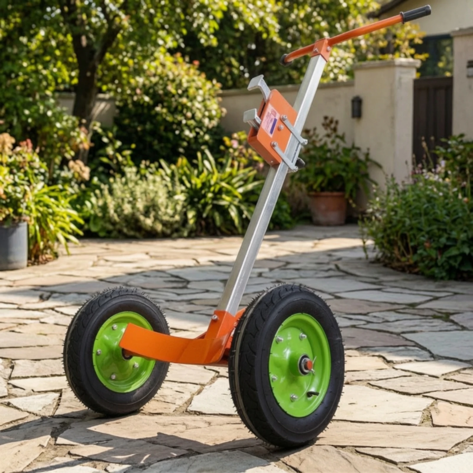 Drum-Moving Hand Truck Ergonomic Drum Cart with Clamp Barrel Transporter Mobile Dolly Stable for Warehouse Workers, Warehouses