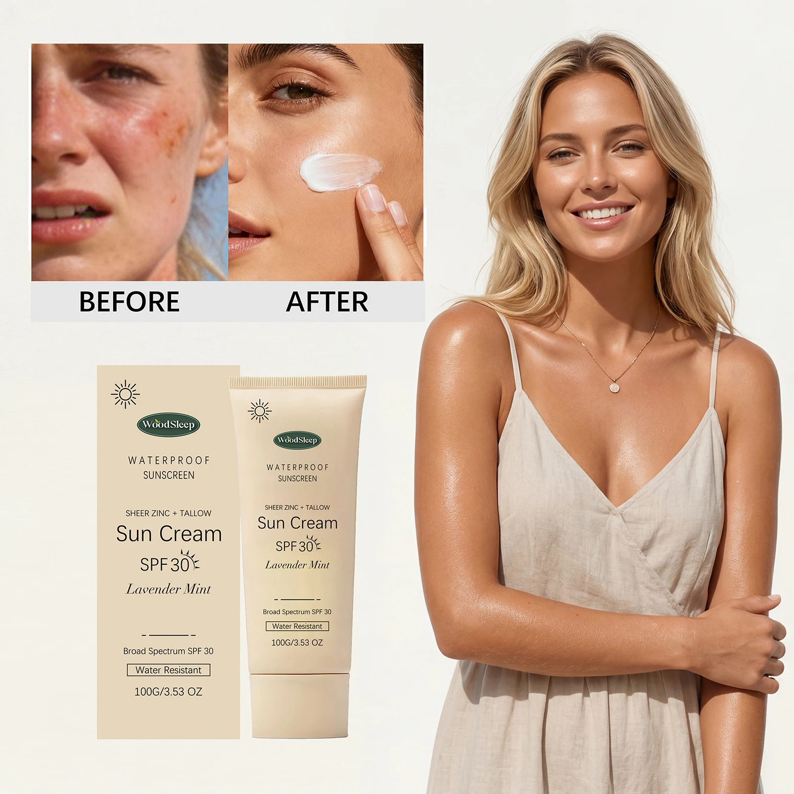 WoodSleep Butter Protective Cream Deeply Nourishes Skin Improves Dry Andrough Texture Suitable for Outdoor Commuting Daily Use