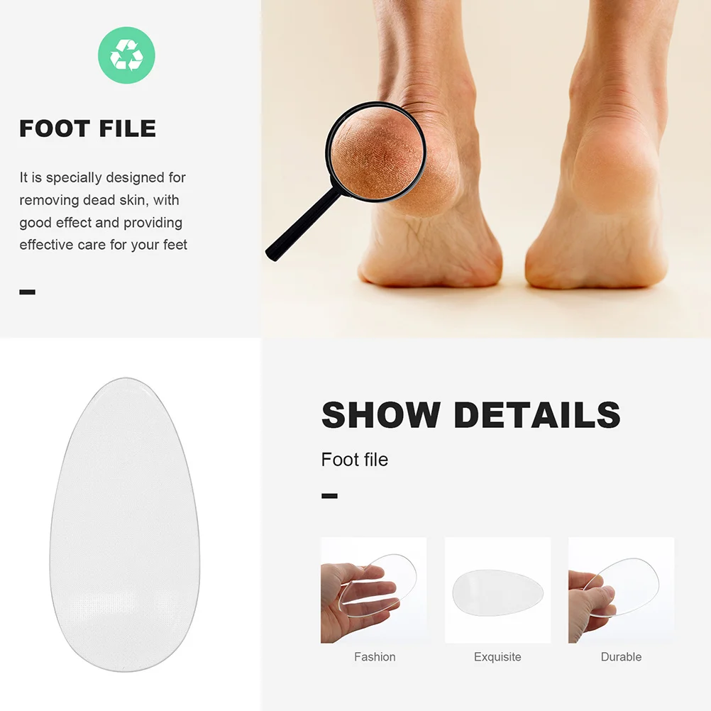 

2 шт., пилочка для ног, стекло для удаления омертвевшей кожи, средство для удаления мозолей для гладких ног, инструмент для педикюра, домашний уход за ногами, отшелушивающий триммер