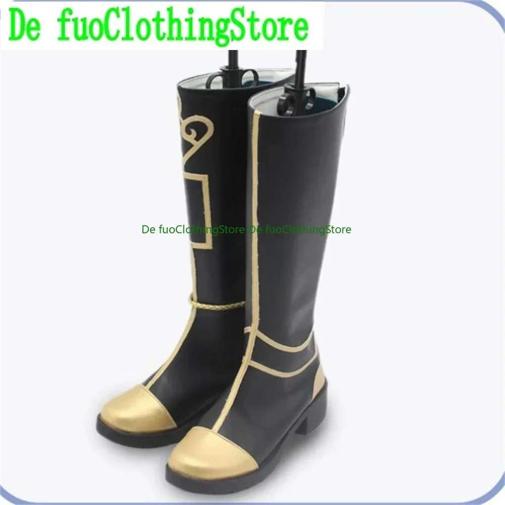 DefuoClothing شياو جينشين تأثير تأثيري أحذية الأحذية لعبة أنيمي حفلة الهالوين عيد الميلاد متجر الأحذية #5