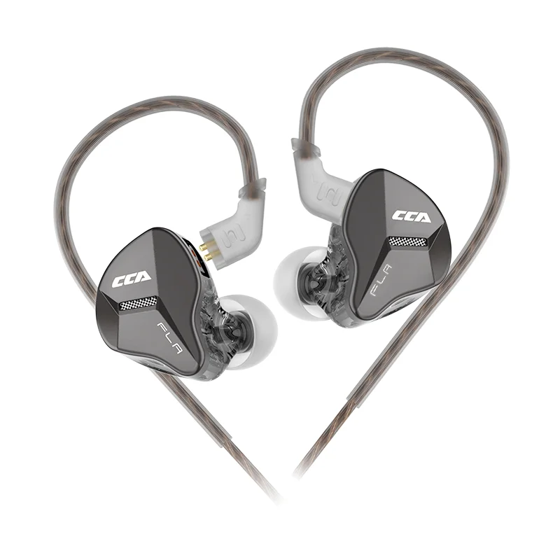 CCA FLA Moving coil HIFI-grade audio quality in-ear headphone anchor Eating chicken new swappable upgrade cable cca cxs