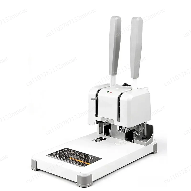 Office Archive Bill Punch and Binding Machine Accounting Book Binding Hot Melt Rivet Tube Archive Bill Office Punching Machine