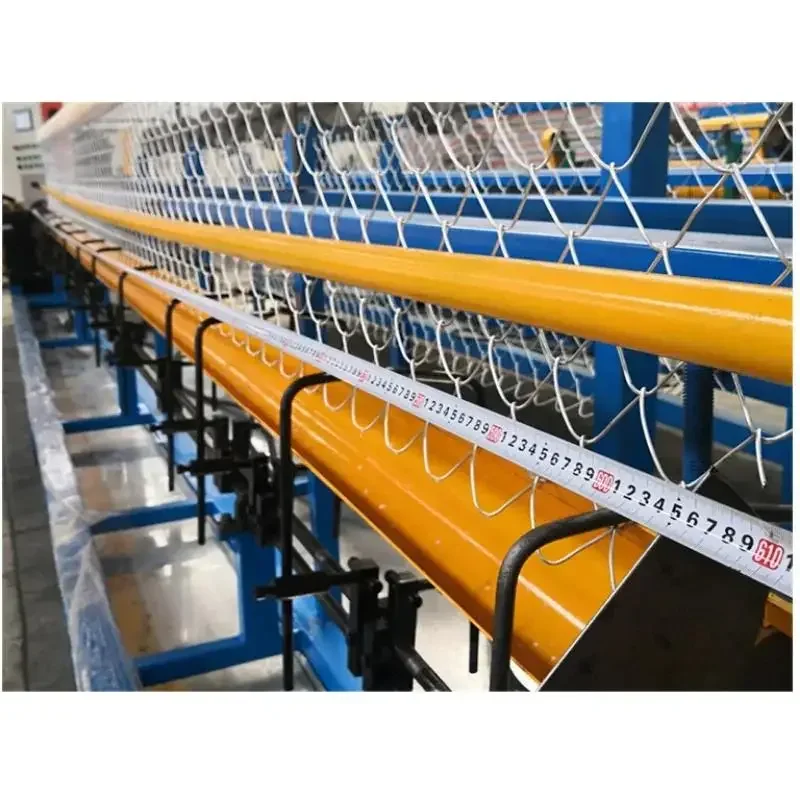 YG Fully Automatic Double Wire Mesh Chain Link Fence Weaving Net Fencing Making Machine Factory Price