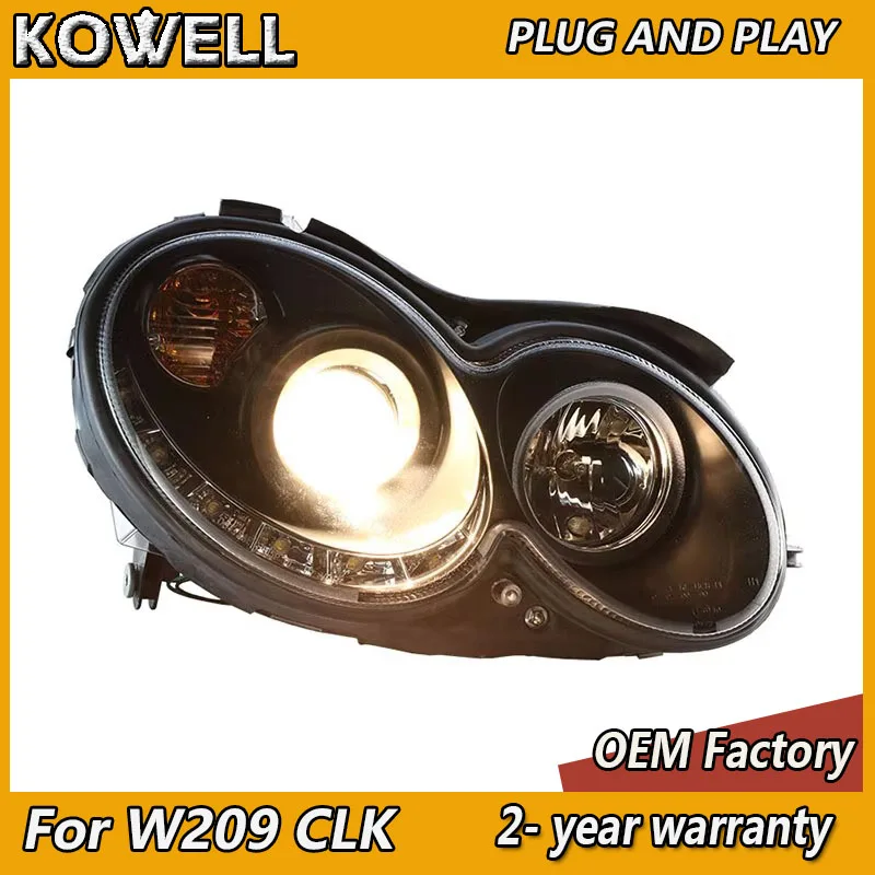 

Car Styling for Mercedes-Benz W209 Head Lamp 2004-2009 CLK200 Headlight CLK CLK240 CLK280 CLK350 DRL Turn Signal Low High Beam