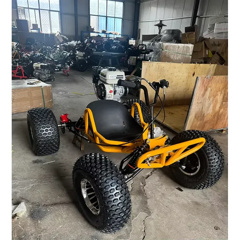 212CC Pedal All-terrain Off-road Karting Car Adults Fuel-powered Outdoor Drifting Vehicle Children Playground