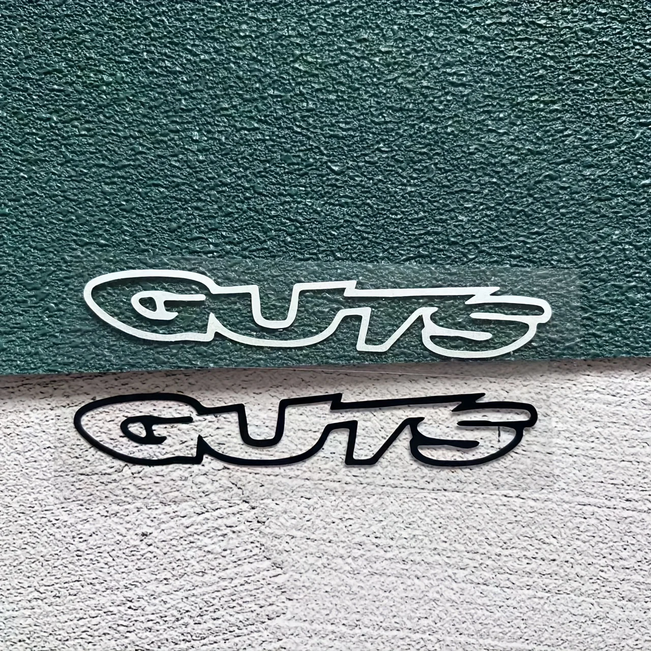 1 Stück „GUTS“-Textaufkleber, wasserfeste Vinyl-Aufkleber für Fahrzeuge – Detail 12