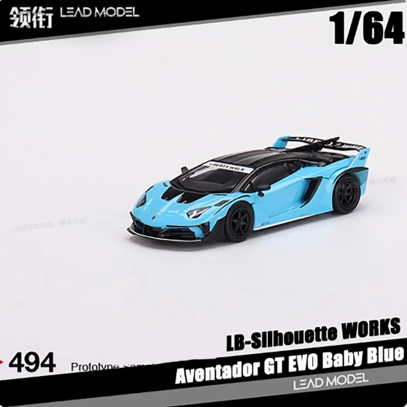 TSM MINIGT 1/64 Scale Aventador GT EVO LP700 Alloy Emulation Car Delicacy Model Static Toy Gift Display