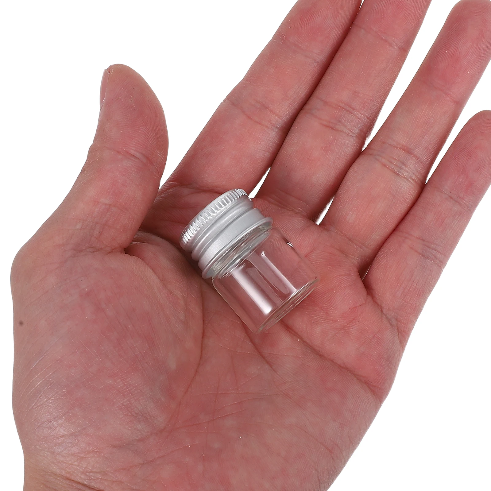 

12 PCS Food Containers Sealable Mini Clear Storage Jars with Lids Airtight
