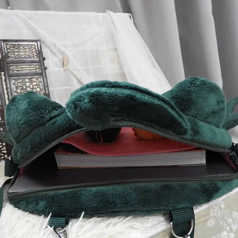 Xiao Genshin Impact Y2K Backpacks ItaBag Dharma Protector Yecha Stray Dogs Bag Cute High-capacity  Plush Crossbody Knapsacks New