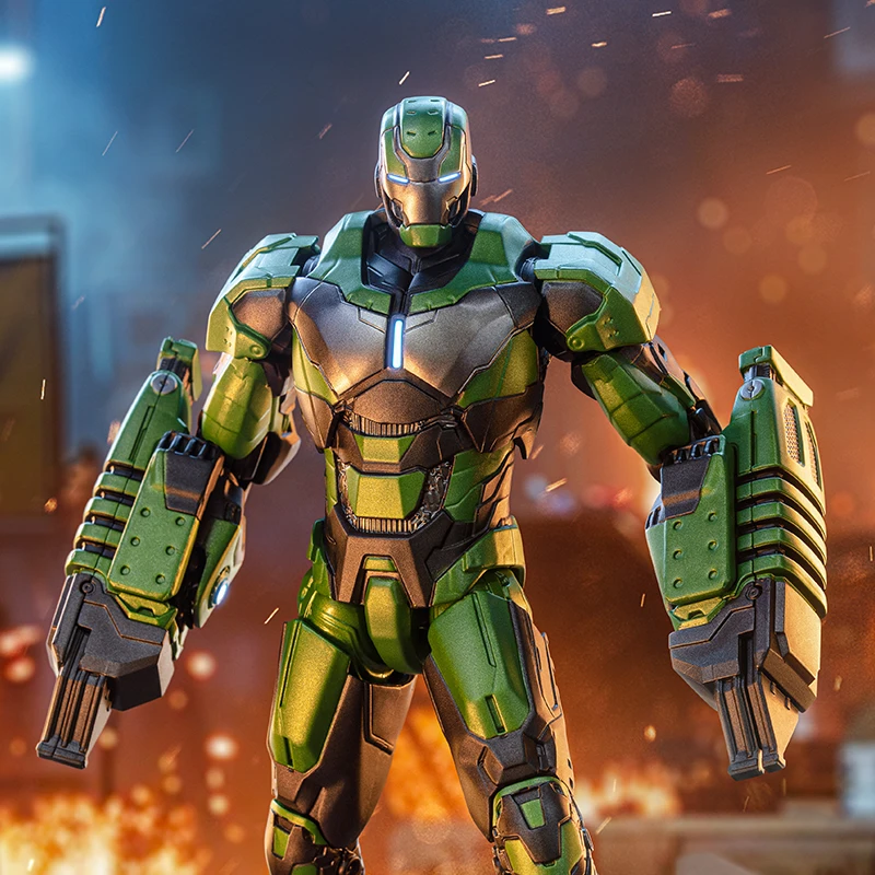 

ZD Toys Original Iron Man MK26 Gamma Action Figure Tony Stark Mecha Model Movable Anime Avengers Collection Toy Boy Gifts