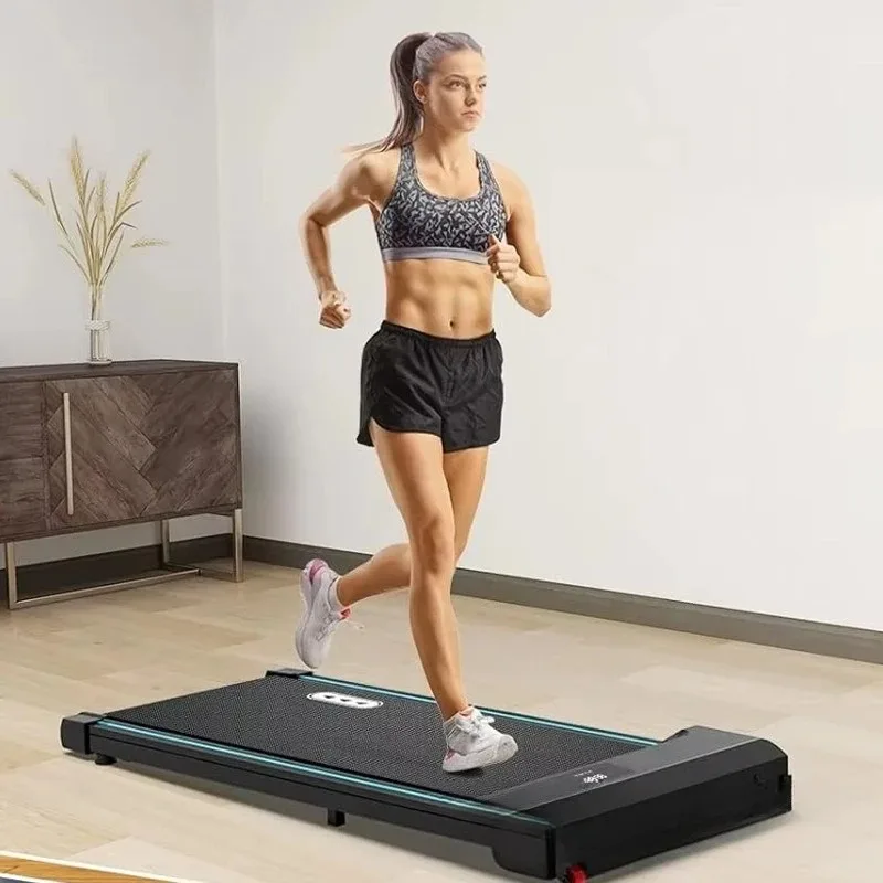 Walking Pad Flat Treadmill Steel Frame Compact Foldable Ultra-Quiet for Home Apartment