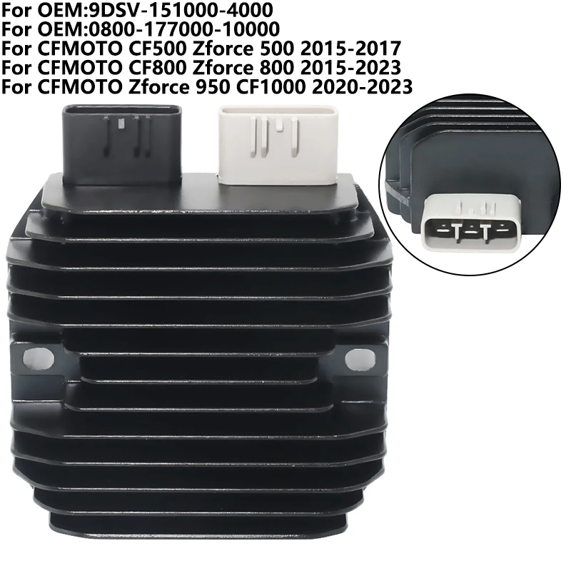 

Регулятор напряжения выпрямителя Для CFMOTO CF500 CF800 Zforce 500 800 950 CF 500 1000 CF1000 0800-177000-10000 9DSV-151000-4000