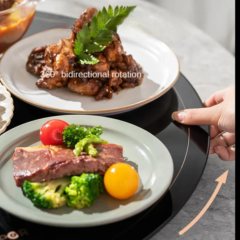 Supor 전기 식품 워머, 회전식 식품 절연 보드, 다기능 급속 가열, 보온 식품 플레이트, 60cm, 220V, 500W