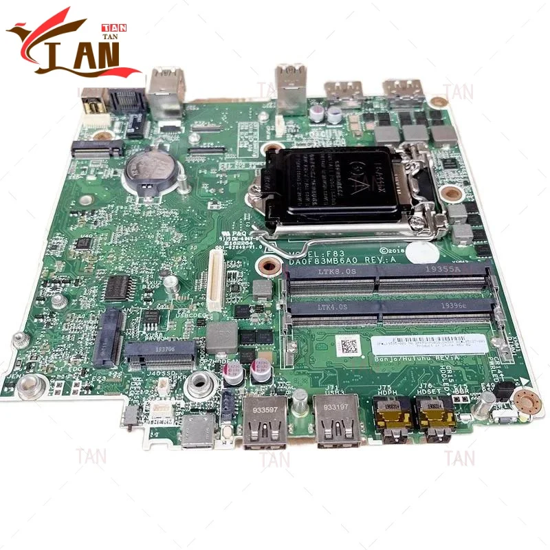 L19395-001 สําหรับ HP EliteDesk 800 G4 DM Mini เมนบอร์ด DAF83MB6A0 L19395-601 L05127-001 65W Mainboard 100% ทดสอบทํางานอย่างเต็มที่ TAN