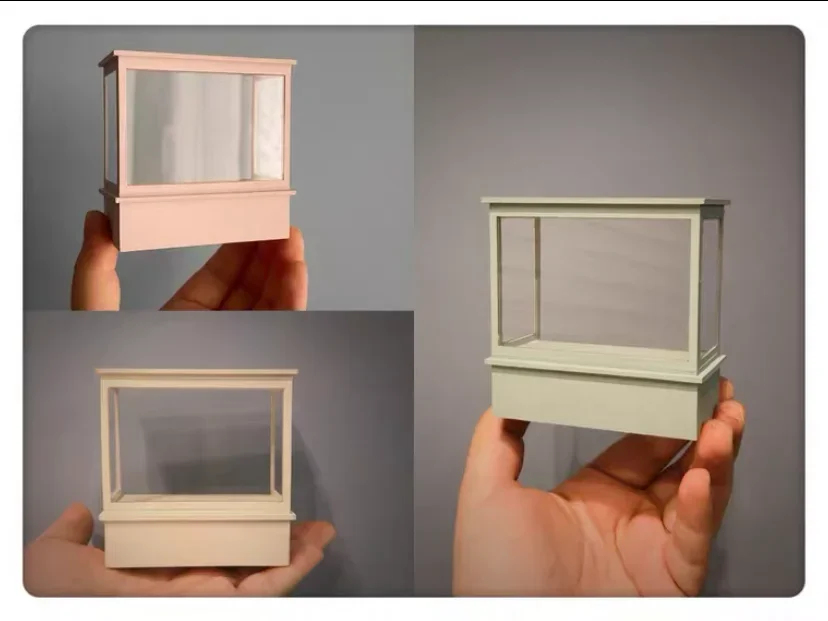 1/6 bjd Miniature furniture Vintage European sofa bed End stool Doll House 1/12 ledged cabinet toolbox ob11 display cabinet - Image 2