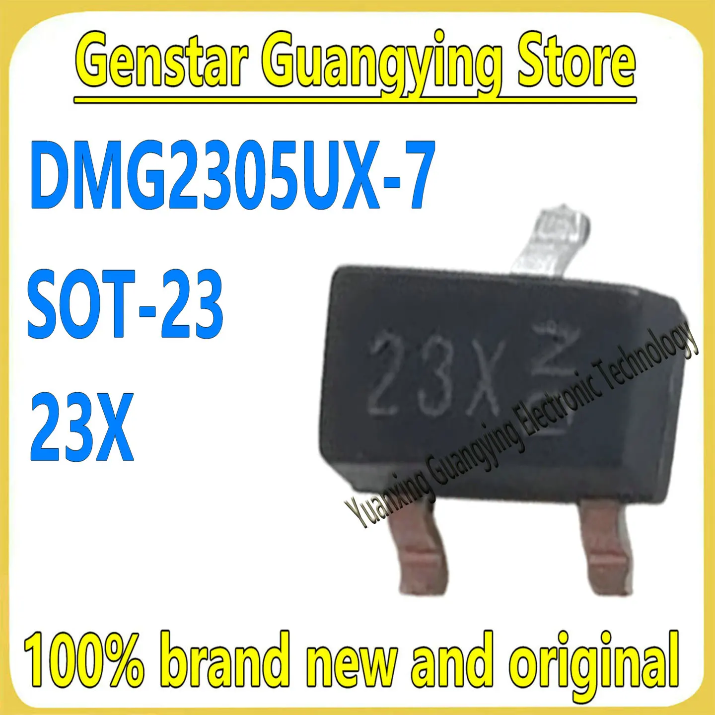 (10 Pieces) DMG2305UX-7 Marking: 23X SOT-23 20V 4.2A P-channel MOSFET Field Effect Tube 100% Brand New & Original