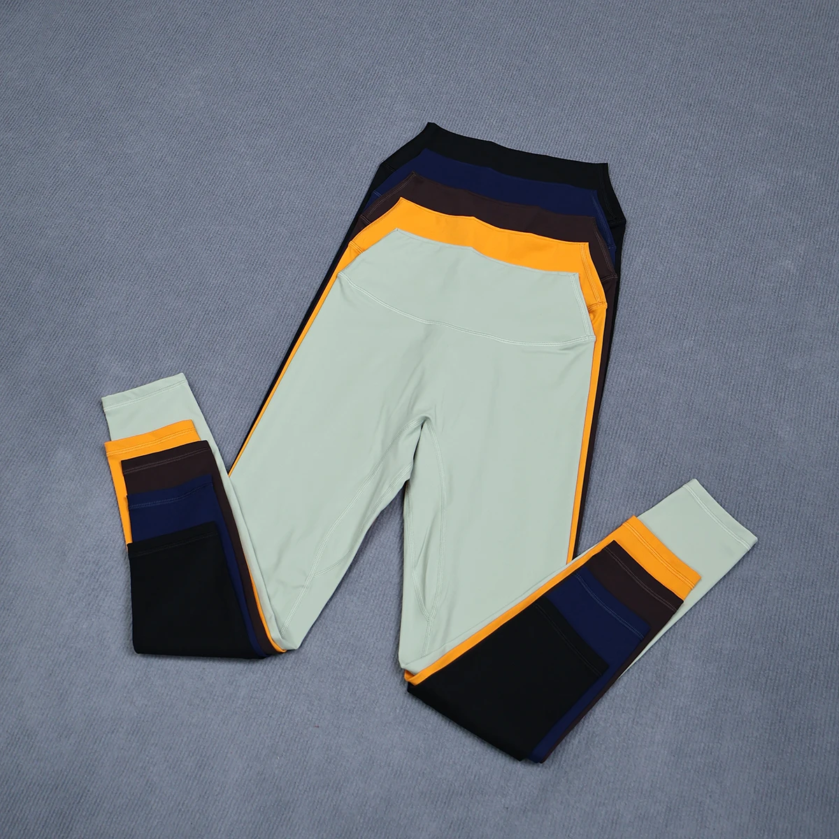 Damen-Sommer-Yogahose mit hoher Taille, Damen-Radhose, schnelltrocknende, atmungsaktive Leggings, ideal zum Laufen und Radfahren. – Detail 25