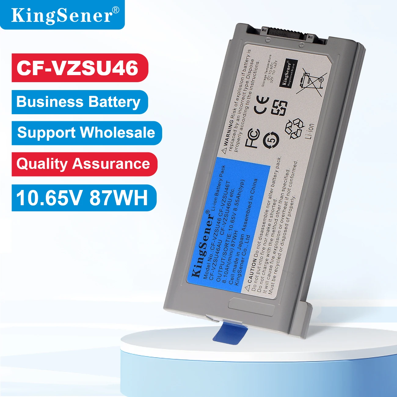 

KingSener 10.65V 8550mAh Battery CF-VZSU46 For Panasonic Toughbook CF-30 CF-31 CF-53 Series CF-VZSU46AU CF-VZSU46U CF-VZSU46S