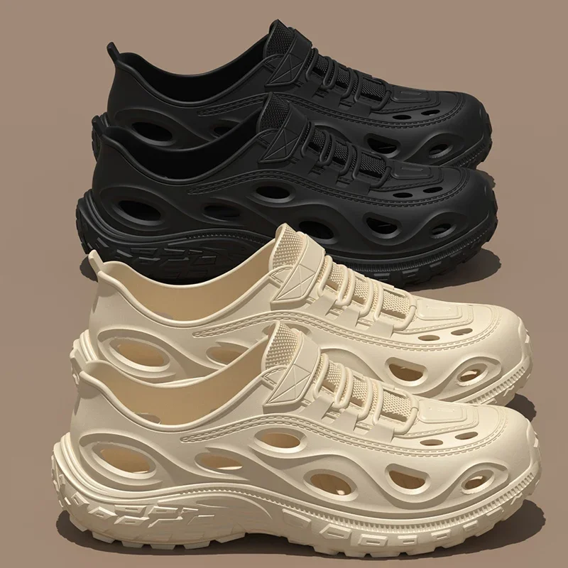 

Women's Sandals Summer Home Slippers Garden Clogs Shoes Waterproof Sneakers Man Beach Anti Slip Casual Flops EVA Soft Flat Slide