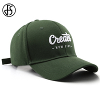 FS Red Green Baseball Cap For Men 3D Letter Embroidery Women Hats Summer Trucker Hat Streetwear Hip Hop Caps Gorras Para Hombres