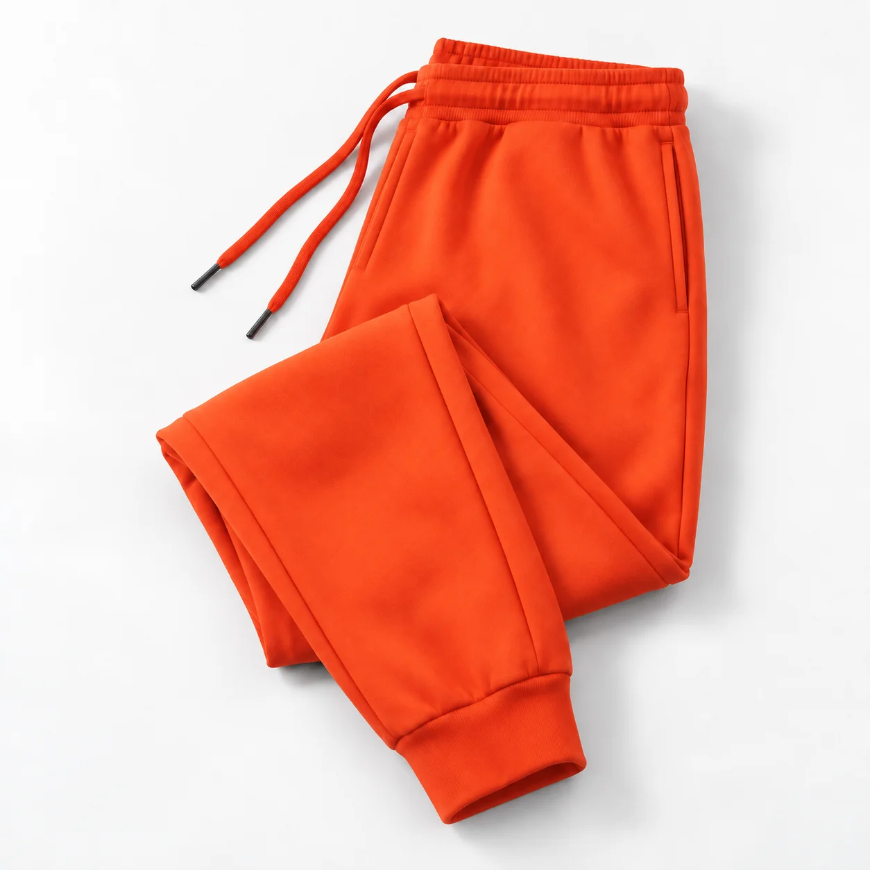 Pantaloni jogger uomo in pile con coulisse