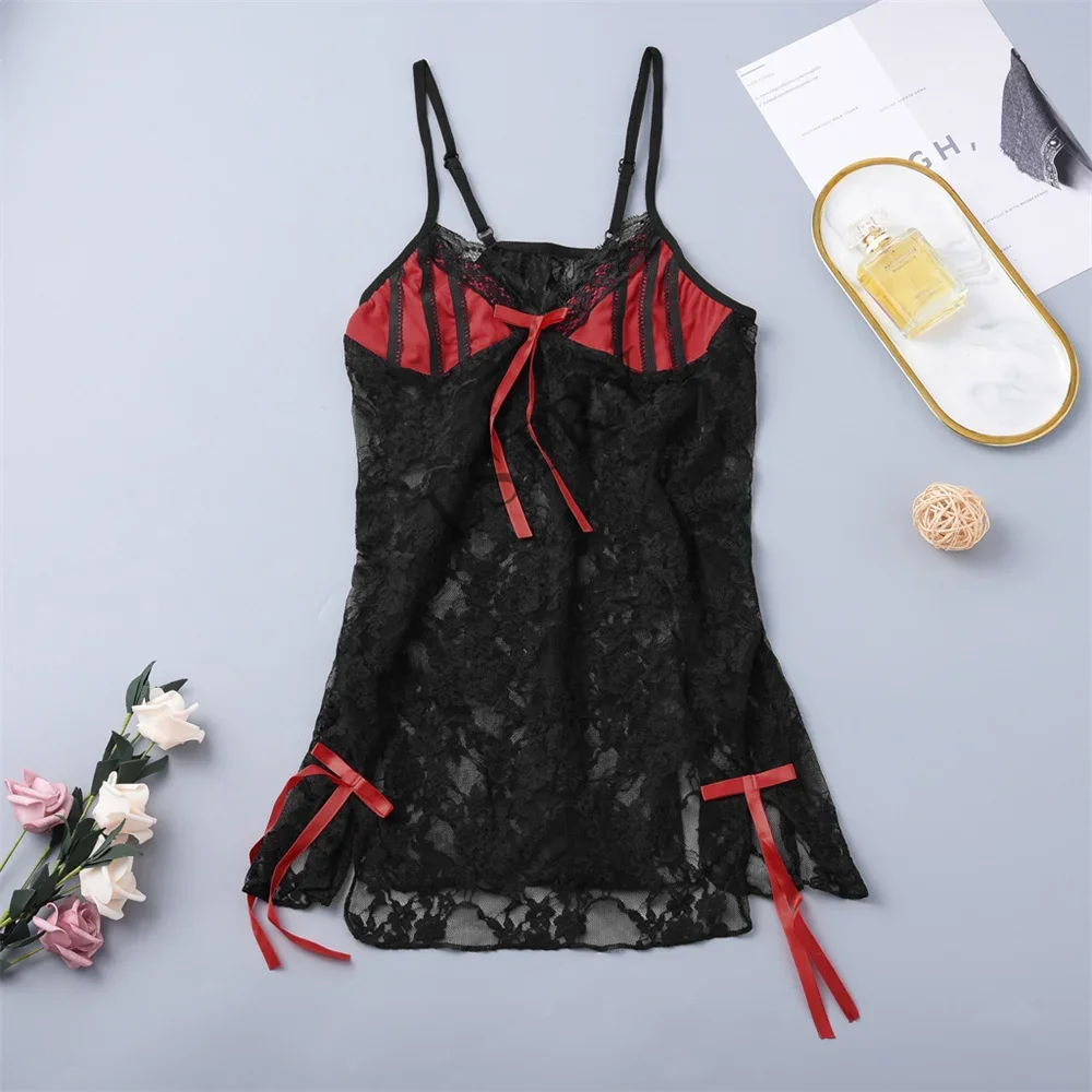 Erotic Lingerie Women Sexy Lingerie Lace Nightwear Dress Embroidery Lace Sexy Lady Lenceria Sexy Sleepwear Women Sex Products image 6