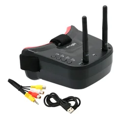 Eachine VR009 Auto-Searching Mini FPV Goggles 5.8G 40CH Double Antennas 3.0 Inch 480*320 LCD Screen Lipo Battery For RC Drone