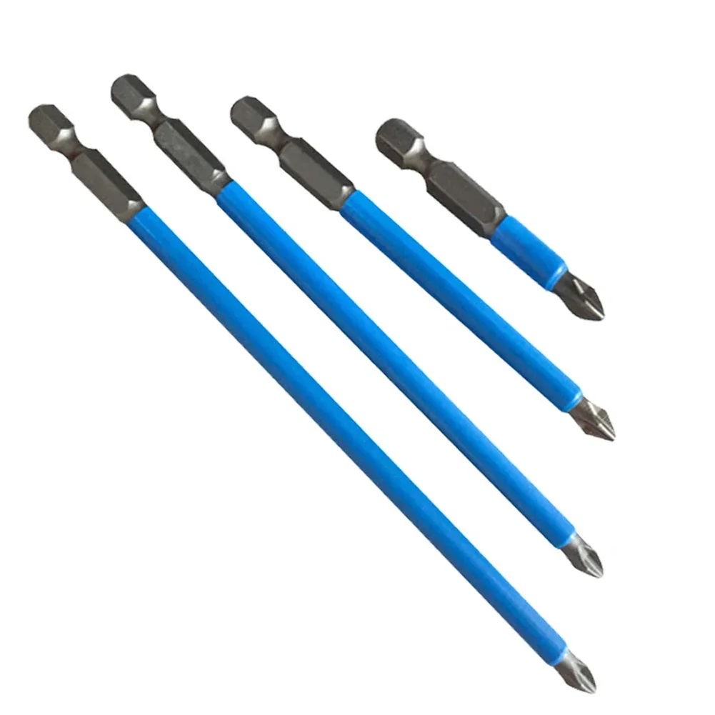 Imagem -02 - Chave de Fenda Elétrica Bits Grupo Hex Hank Magnético Anti-slip Long Batch Head Cross Screwdriver Bit Ferramentas Manuais Pcs