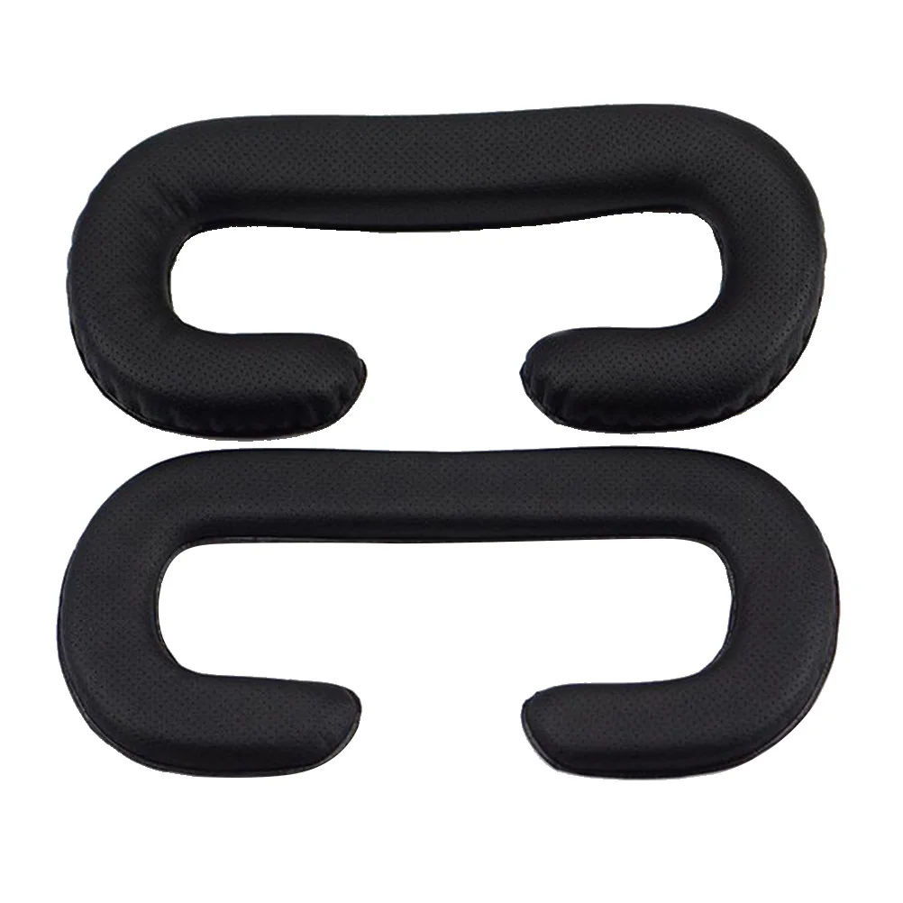 

2Pcs Vr Sponge Pad PU Breathable Face Cushion Cover for Vive 3D Glasses Anti-Sweat Replacement Eye Mask Comfort Fit