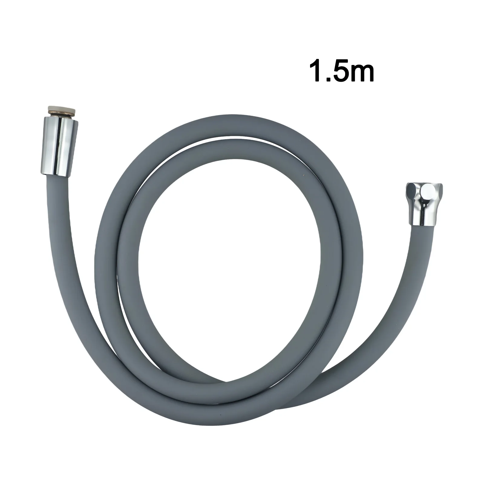 1.5 متر دش خرطوم ارتفاع ضغط صنبور خرطوم دش المنزل بالوعة المطبخ سهلة التركيب مطلي إنهاء GI/2 واجهة #4