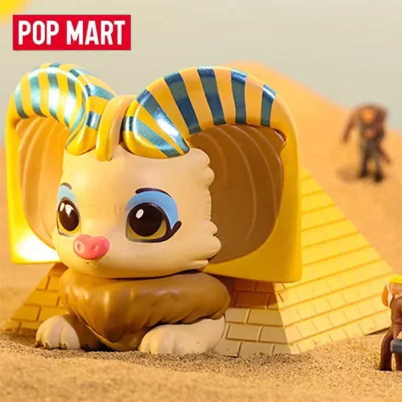 

POP MART Yoki Travel Around The Word Series слепая коробка Mystery Box Kawaii украшения фигурки домашний декор настольная модель куклы Gilr